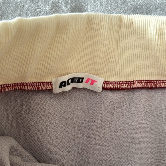 Aced it Crop top varsity sweater and skirt set - Picture 7 of 8